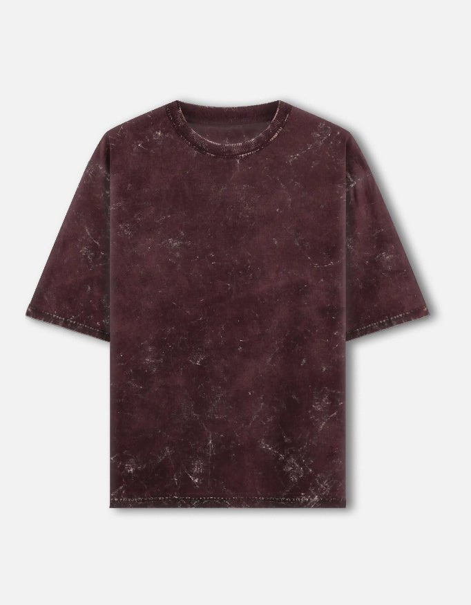 Unisex Acid Washed Oversized Tee - theloopshop